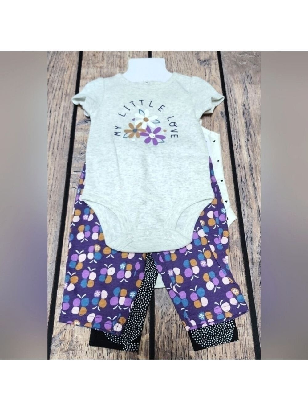 Carter's 4 Piece My Little Love Baby Girl Set Size 0-3 Months - New With Tags